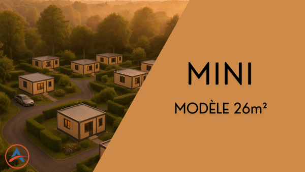 Maison modulare mini modele 26m2